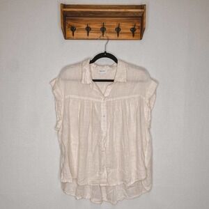 True Craft | Lightweight Yellow‎ Button Down Top 0X